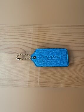Coach Bright Blue Hang Tag